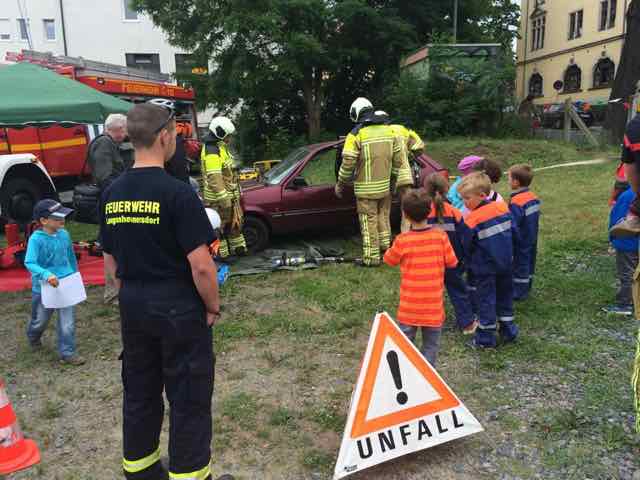 Besuch bei der Feuerwehr Dresden Bühlau